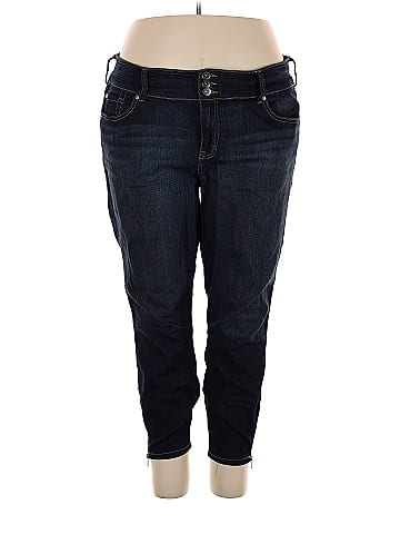 Torrid Solid Blue Jeggings Size 22 (Plus) - 61% off