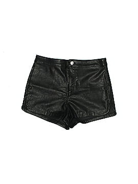 Divided by H&M Faux Leather Shorts (view 1)