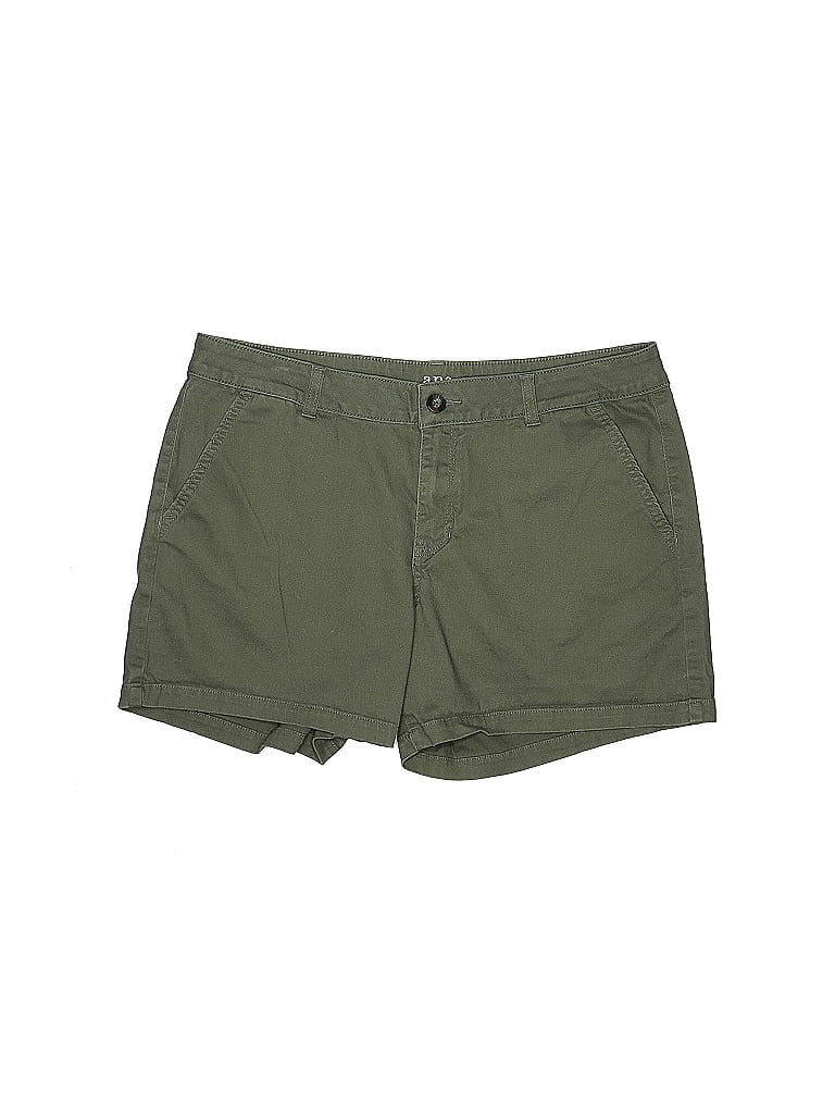 a.n.a. A New Approach Solid Green Khaki Shorts Size 12 - 63% off | ThredUp