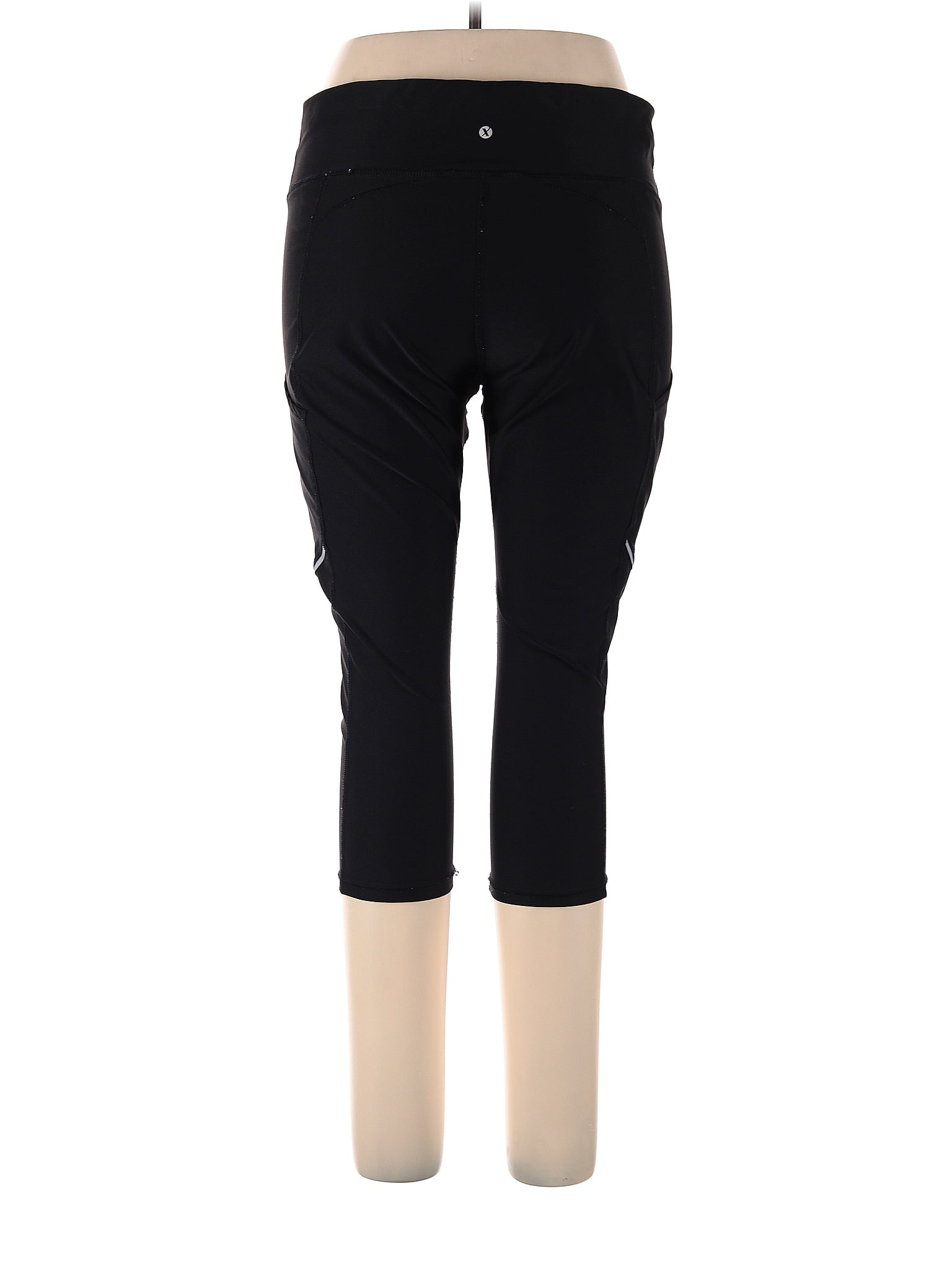 Xersion 100% Polyester Polka Dots Black Active Pants Size XL - 37% off