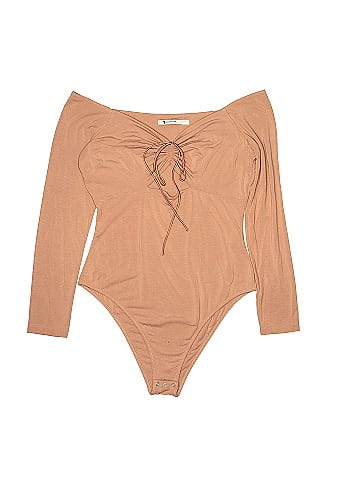 T by Alexander Wang Solid Tan Bodysuit Size M - 79% off