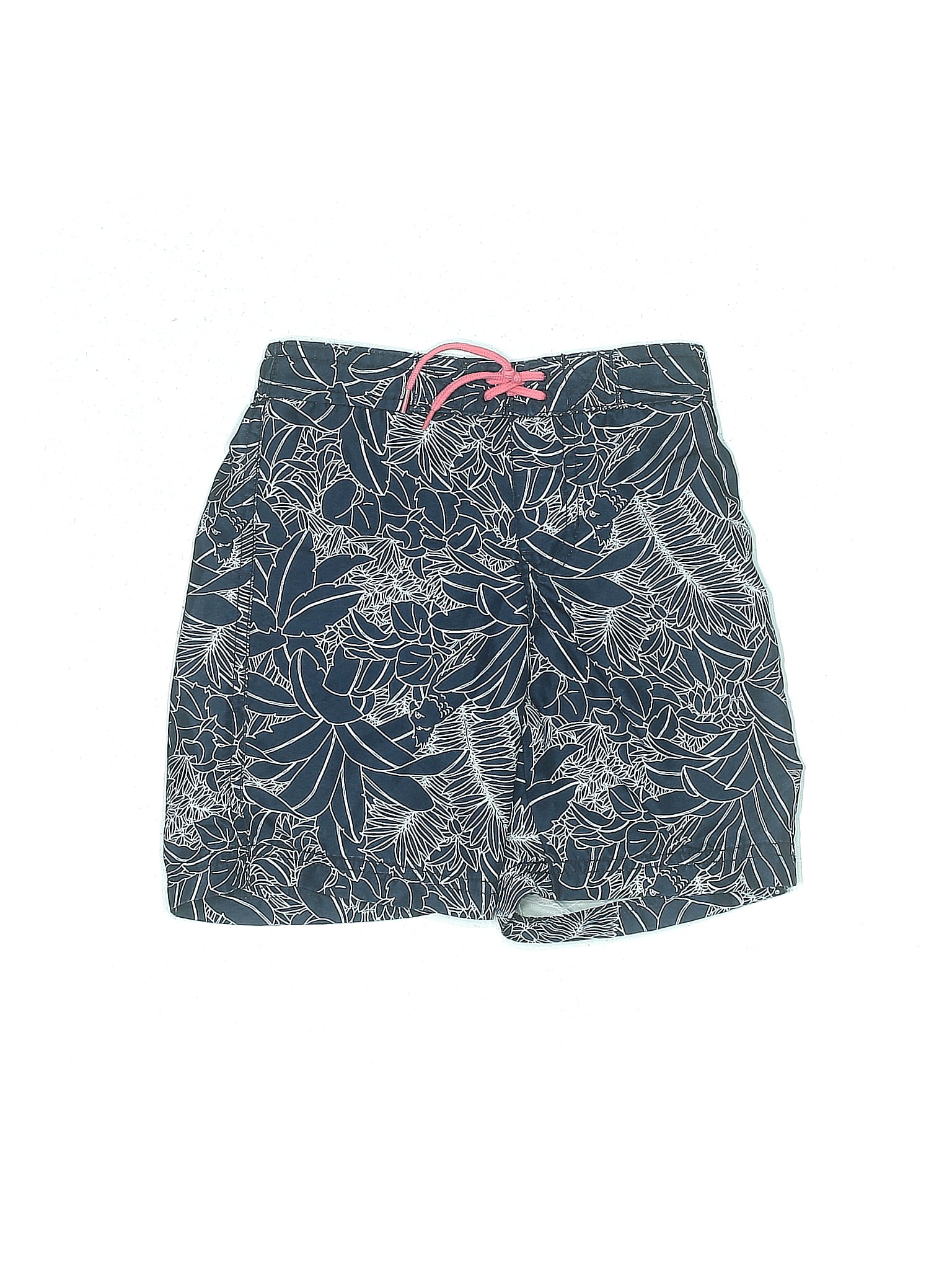 Janie and Jack 100% Polyester Floral Blue Board Shorts Size 3 - 47