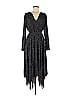 MICHAEL Michael Kors Polka Dots Black Casual Dress Size M - photo 1