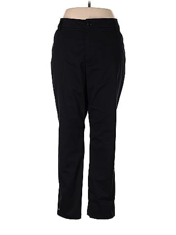 Lee Solid Black Casual Pants Size 16 (Petite) - 54% off