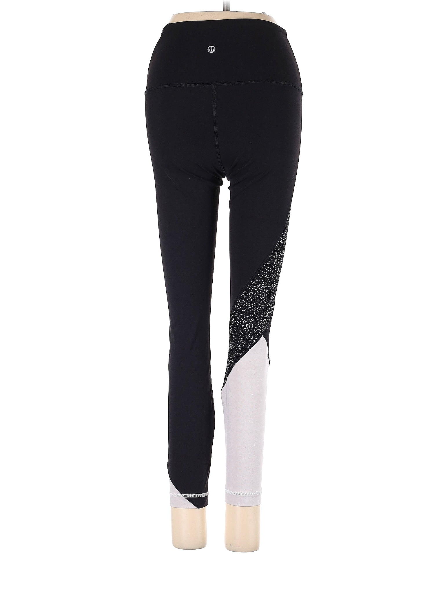 Lululemon Athletica Leopard Print Black Track Pants Size 4 - 61