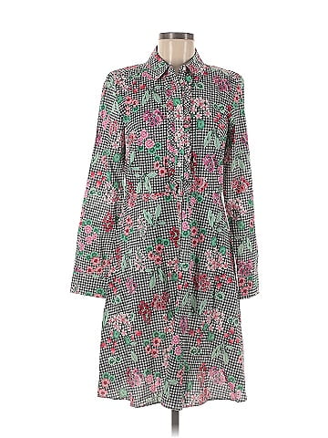 Tommy Hilfiger 100% Cotton Floral Multi Color Green Casual Dress Size 6 -  72% off