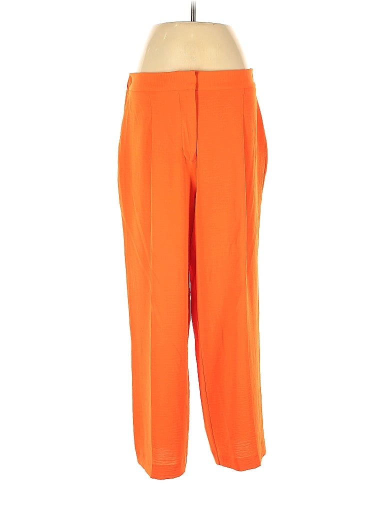 Rafaella 100% Polyester Orange Dress Pants Size M - photo 1