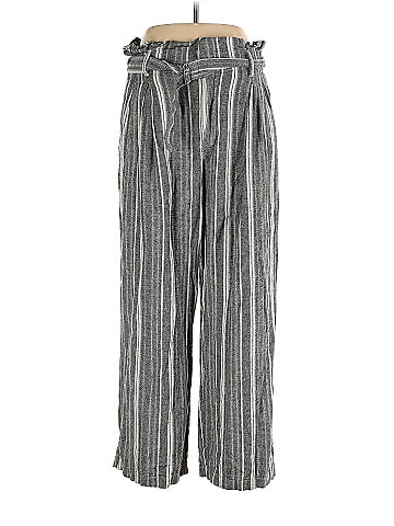 Banana Republic Factory Store Stripes Gray Casual Pants Size 6 (Petite) -  73% off
