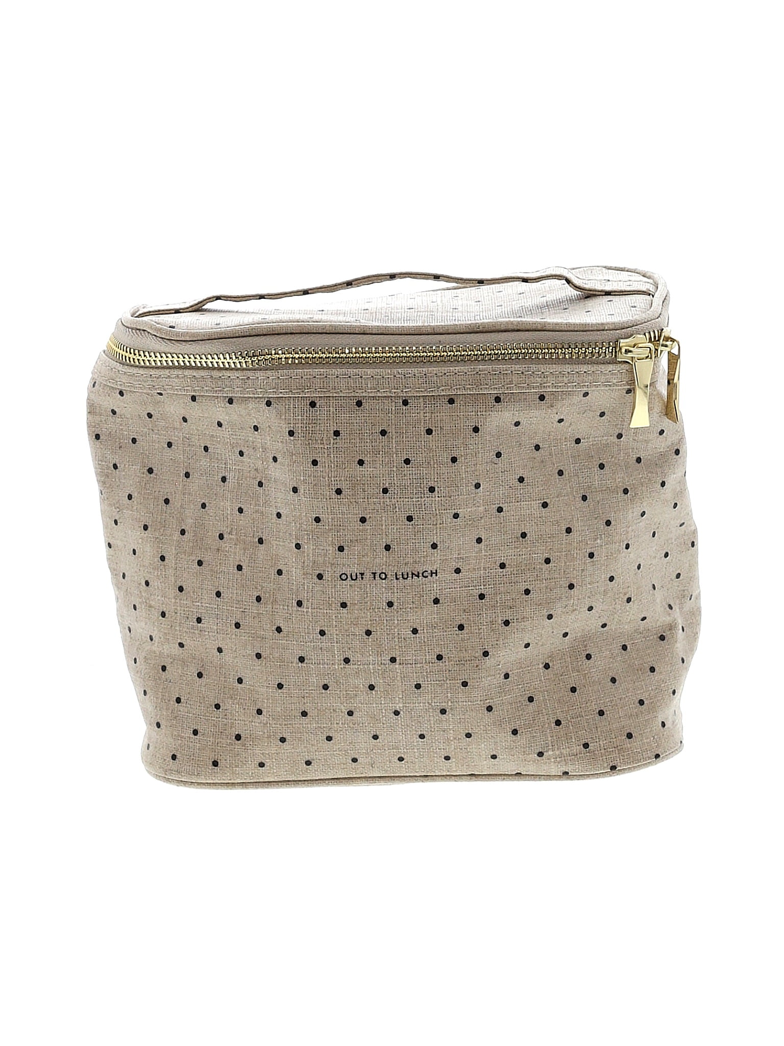 Kate Spade New York Tan Ivory Makeup Bag One Size 80 off ThredUp