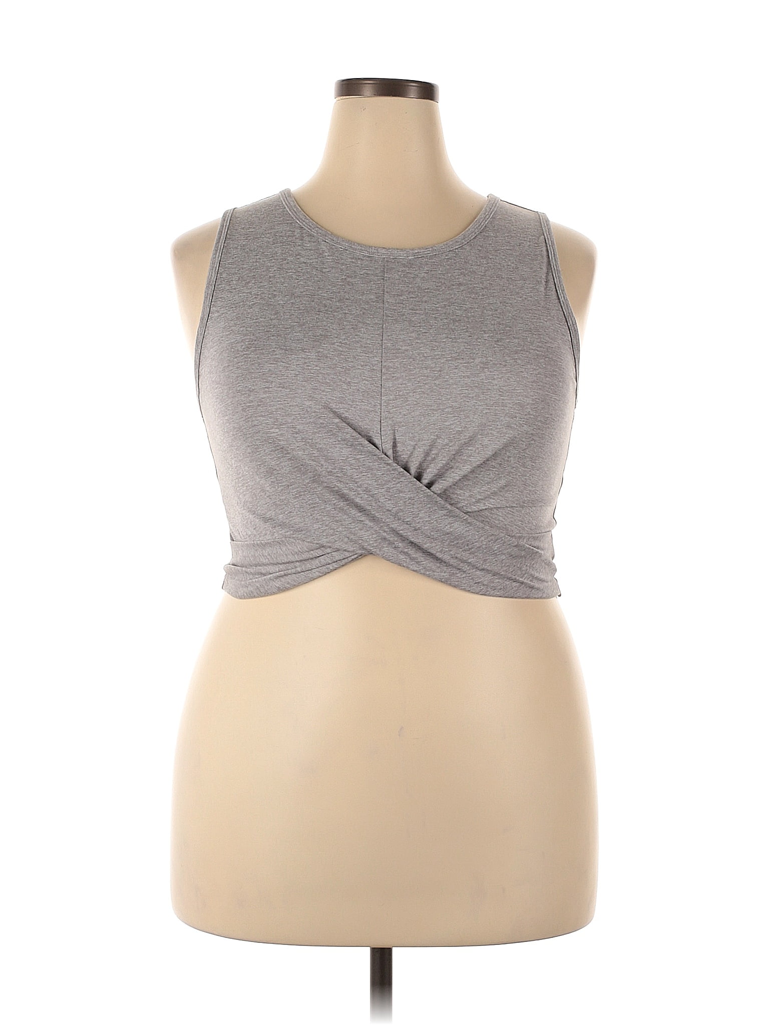 Yogalicious Womens Twisted Front Tank Top 