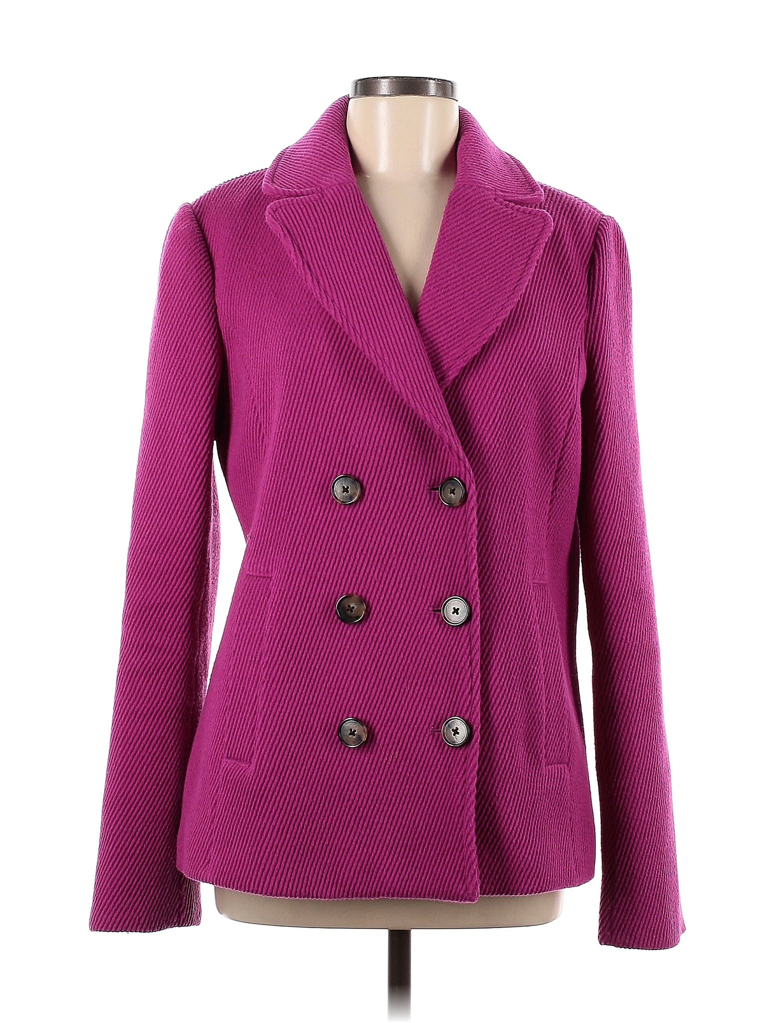 Blazer Ann Taylor Loft Occasion - Taille 2P (Petite), Couleur Tan (beige) - En Velours Côtelé (corde), Style Rétro