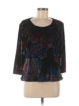 American Glamour by Badgley Mischka 3/4 Sleeve Top (view 1)