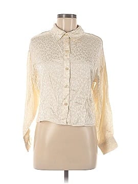 Heatherly Long Sleeve Button-Down Shirt (view 1)