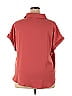 Unbranded 100% Polyester Red Short Sleeve Blouse Size 3X (Plus) - photo 2