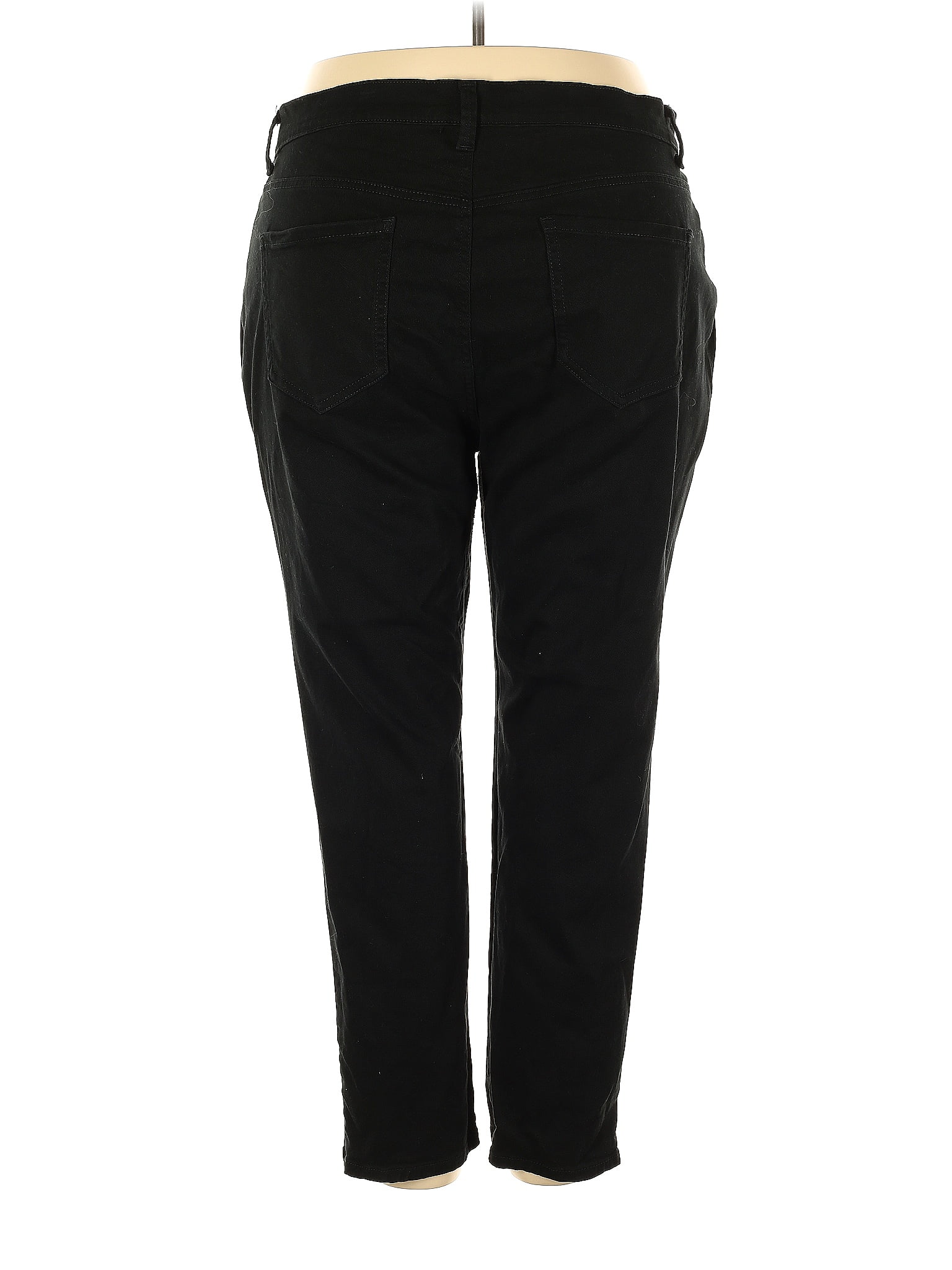 Gloria Vanderbilt Solid Black Jeans Size 20 (Plus) - 52% off