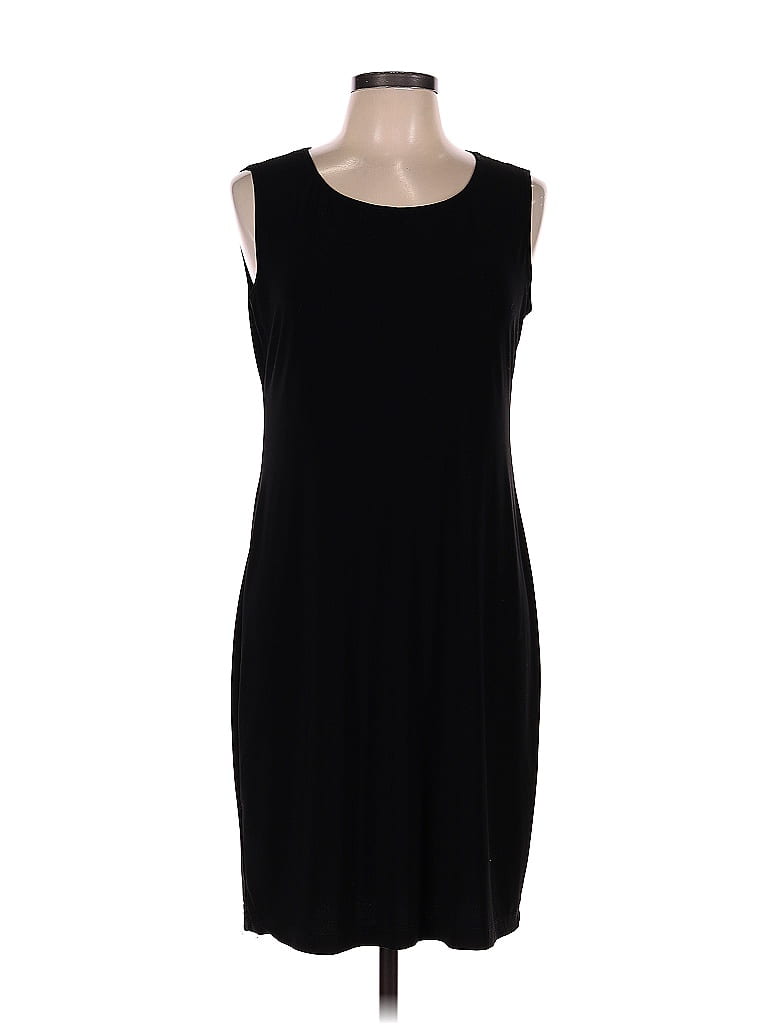 Coldwater Creek Solid Black Casual Dress Size M (Petite) - 75% off ...