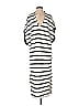 Zara Stripes Ivory Casual Dress Size S - photo 1
