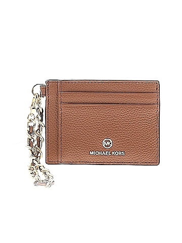 Michael kors best sale leather wristlet