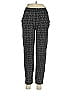 M&S Collection Houndstooth Jacquard Marled Tweed Fair Isle Gray Casual Pants Size 8 - photo 1