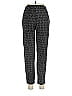 M&S Collection Houndstooth Jacquard Marled Tweed Fair Isle Gray Casual Pants Size 8 - photo 2