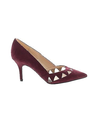 burgundy heels size 12