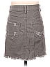 Twentyfourseven 100% Cotton Gray Denim Skirt Size EU 32 / US 2 - photo 2