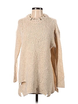Erika Cavallini Intentionally Distressed Pullover Sweater (view 1)