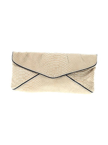 BCBGMAXAZRIA Color Block Tan Ivory Clutch One Size 81 off ThredUp