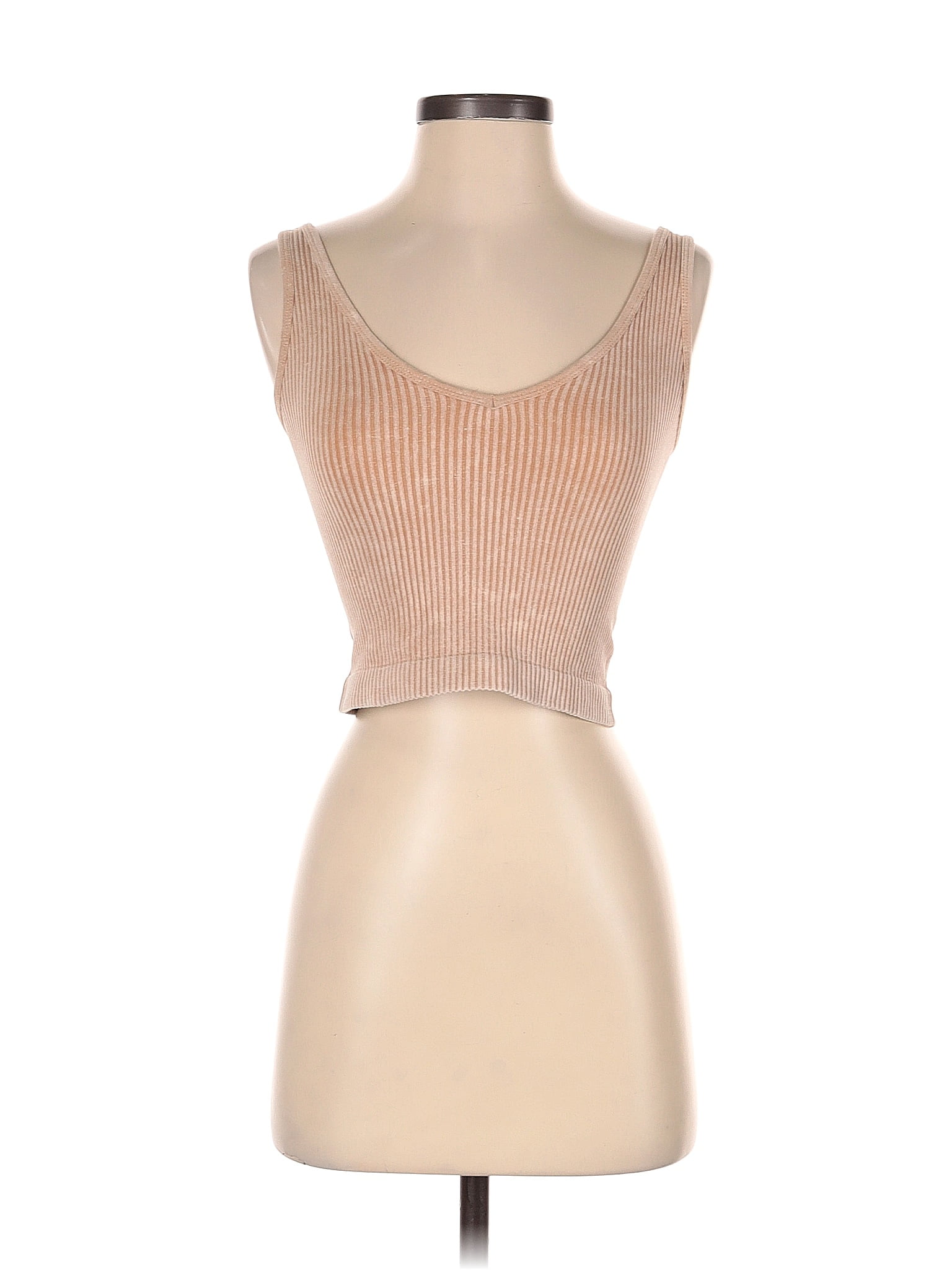 Princess Polly Solid Tan Tube Top Size 8 - 44% off