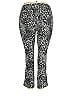 7th Avenue Design Studio New York & Company Leopard Print Snake Print Animal Print Zebra Print Silver Casual Pants Size XXL - photo 2