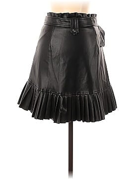 Zara Faux Leather Skirt (view 2)