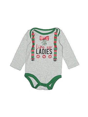 Holiday Time Long Sleeve Onesie (view 1)