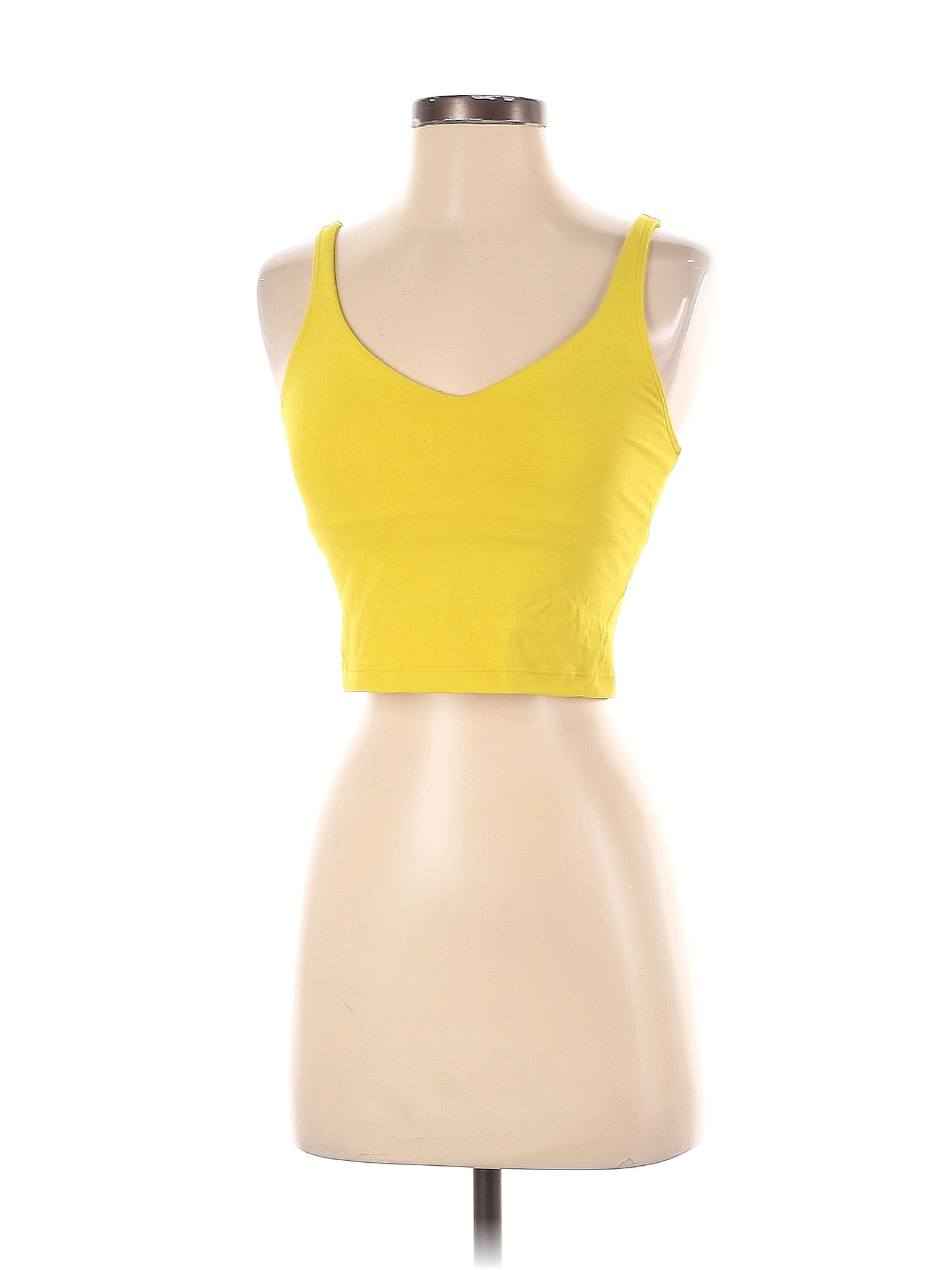 Lululemon Athletica Yellow Sports Bra Size 4 - 50% off