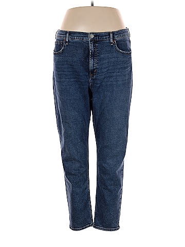 Gap Solid Blue Jeans Size 18 (Plus) - 62% off