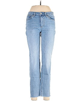 LC Lauren Conrad Jeans Womens Size 14 Distressed Raw Hem High Rise Skinny