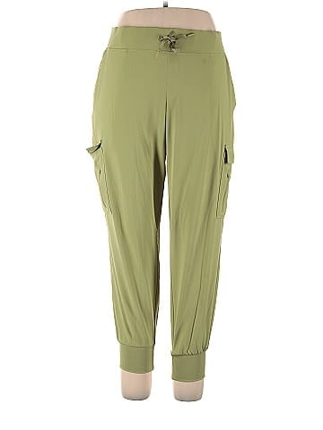 all in motion Solid Green Sweatpants Size XL - 37% off