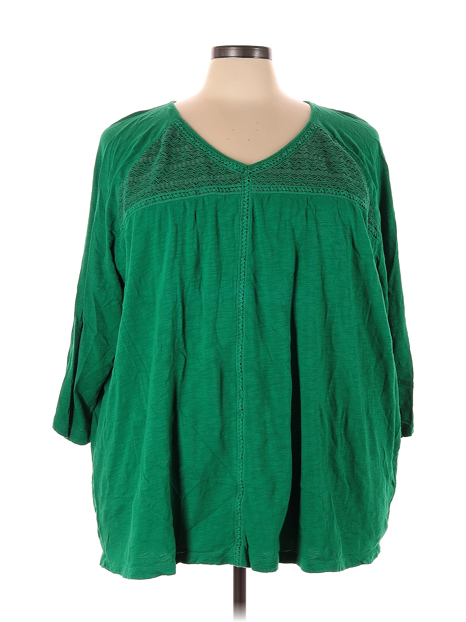 Haut Manches Longues Vert Clair Justice Girls Taille XXL - Occasion Très Bon état