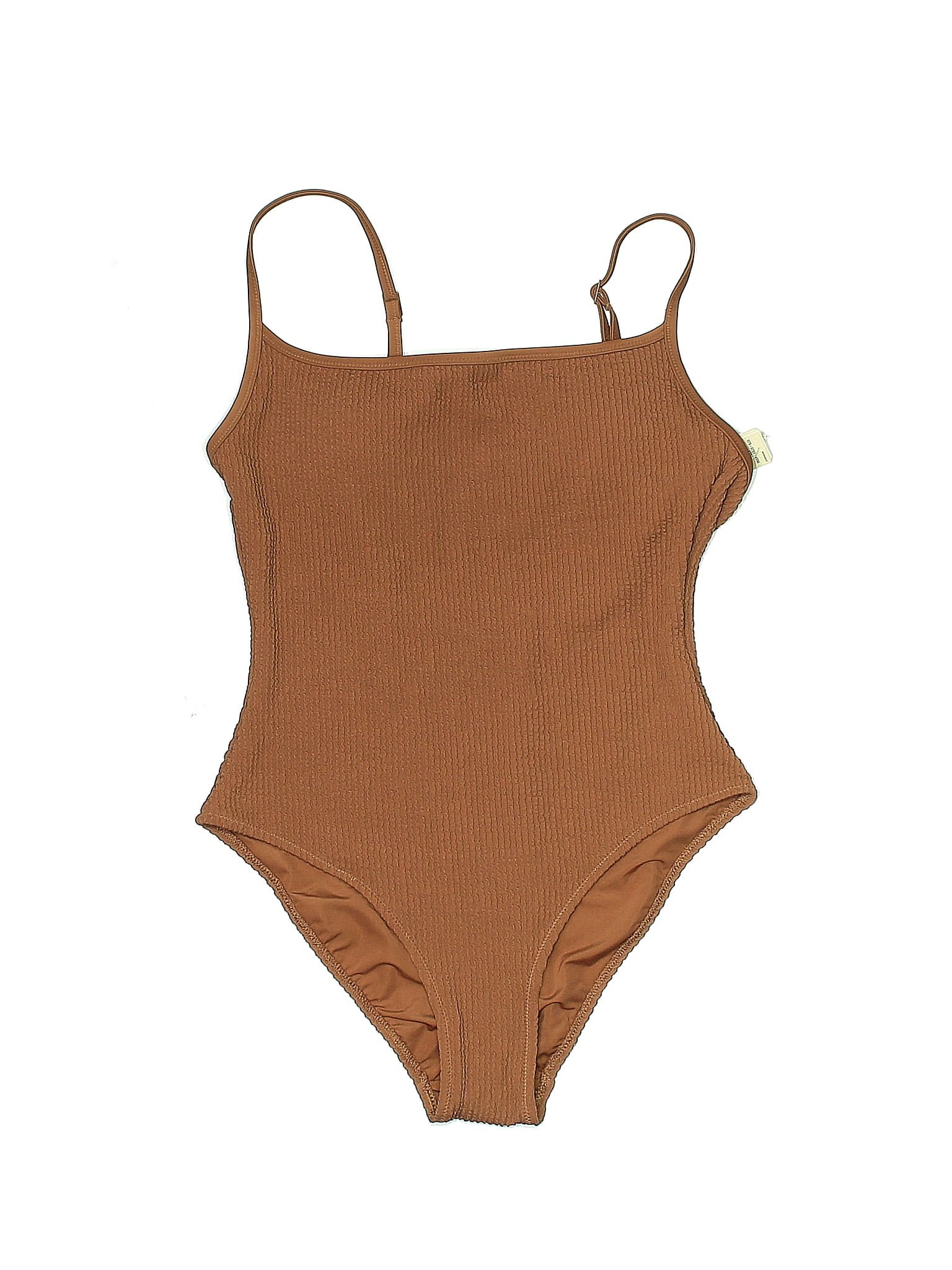 Aerie Solid Brown One Piece Swimsuit Size S - 45% off | ThredUp