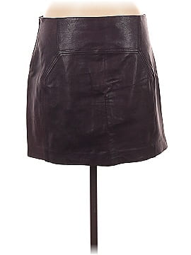 Diane von Furstenberg Faux Leather Skirt (view 2)