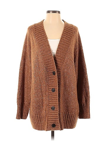 gap brown cardigan
