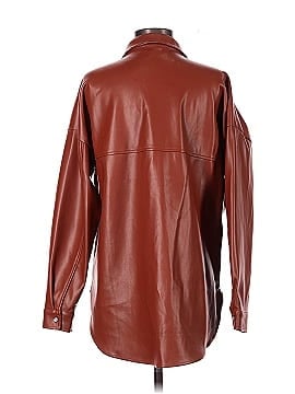 ACOA collection Faux Leather Jacket (view 2)
