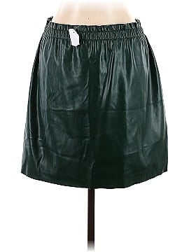 Ann Taylor LOFT Outlet Faux Leather Skirt (view 2)