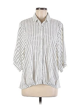 Truth + Style 3/4 Sleeve Button-Down Shirt (view 1)