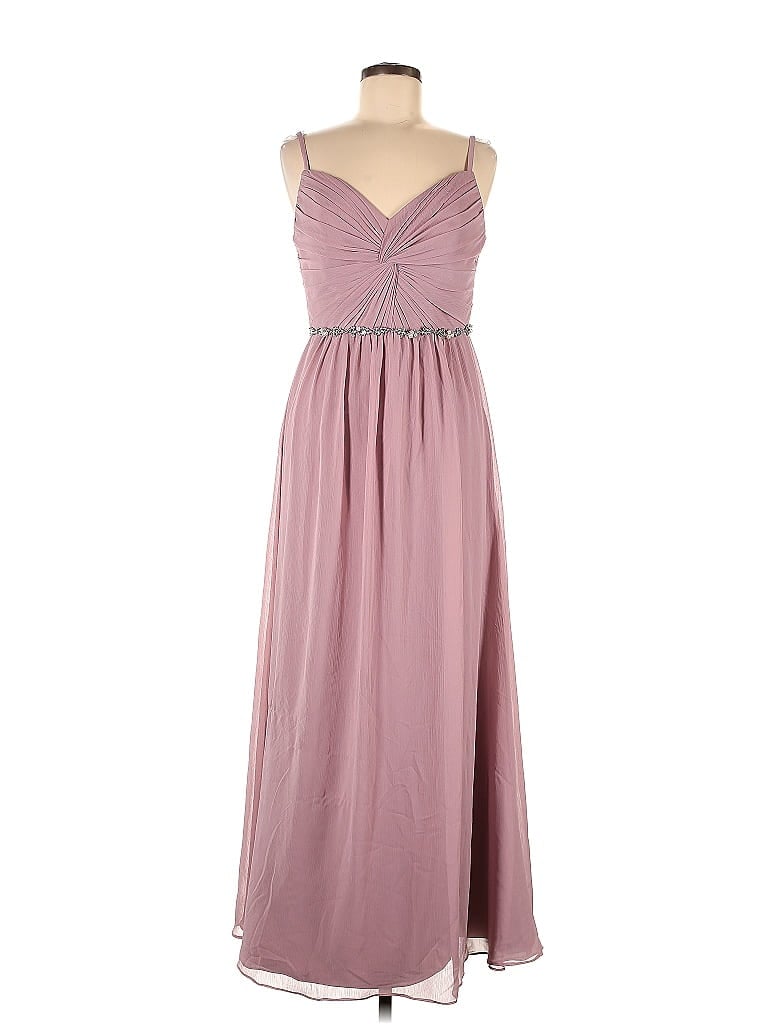 Pre-owned David's Bridal Cocktail Dress In Purple