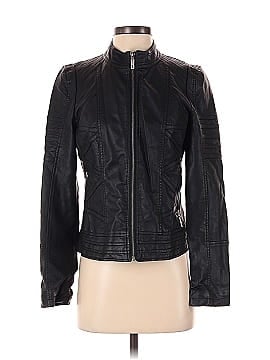 Lock & Love Faux Leather Jacket (view 1)