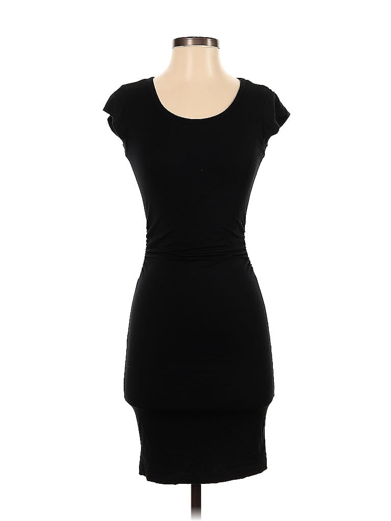 Kain Label Solid Black Casual Dress Size P (petite) - photo 1