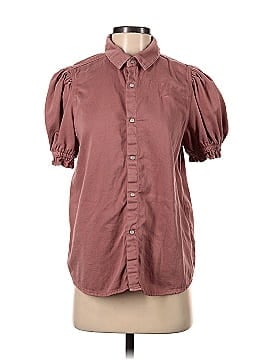 BA&SH Short Sleeve Button-Down Shirt (view 1)