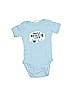 Rabbit Skins 100% Cotton Blue Short Sleeve Onesie 3-6 MO / 6 MO - photo 1
