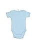 Rabbit Skins 100% Cotton Blue Short Sleeve Onesie 3-6 MO / 6 MO - photo 2