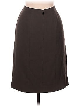 Chanel Boutique Wool Skirt With Silk CC Lining (view 2)
